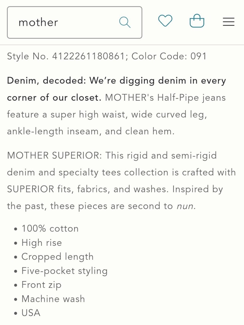 MOTHER Half Pipe Jeans - Picture 4 of 9